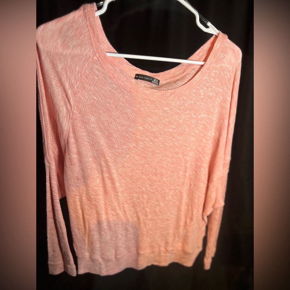 Black tape coral sweater